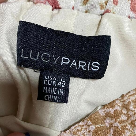 Boho Floral Chiffon Festival Coquette Women's Skirt Cottagecore Fairycore - Picture 3 of 5